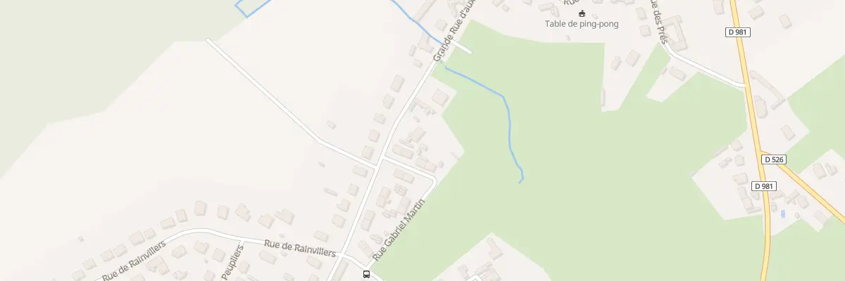 Plan du 395 Gr Grande Rue d’Aux Marais à Aux Marais