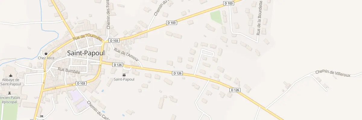 Plan du 21 Av Monseigneur de Maille à Saint-Papoul