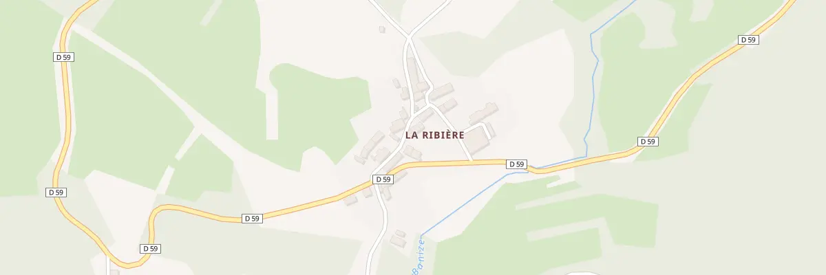 Plan du 22 La Ribière à La Nouaille