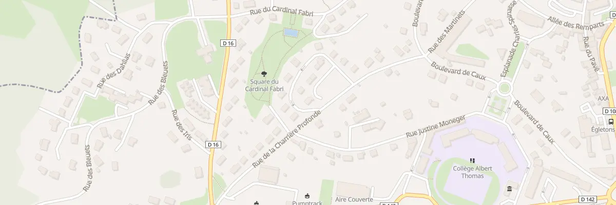 Plan du 8 Cite Sikora à Égletons