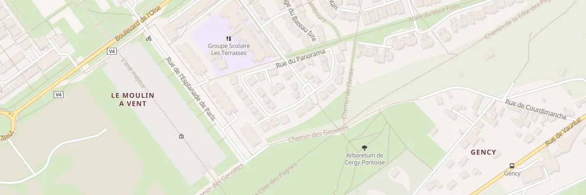 Plan du 16 Rue du Panorama à Cergy