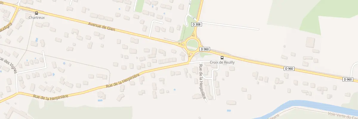Plan du 121 Rue de la Herpinière à Chécy