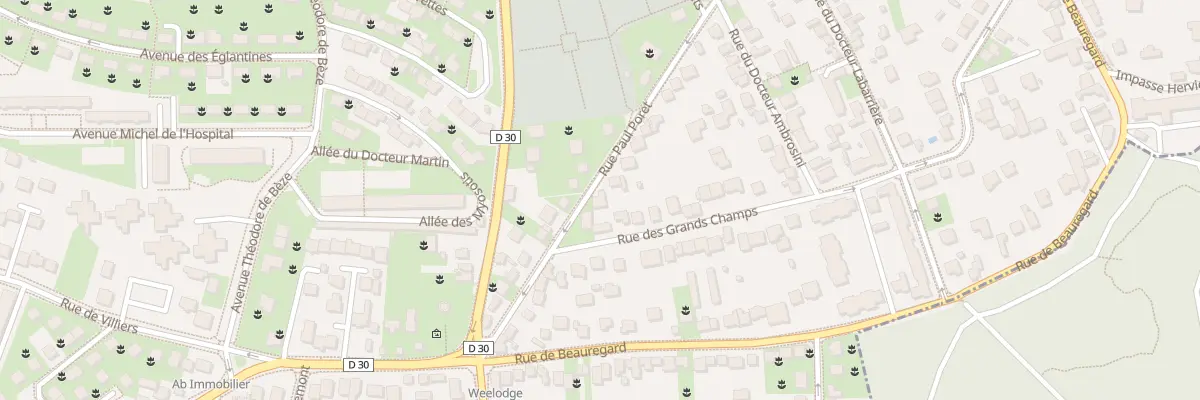 Plan du 21 Rue Paul Poret à Poissy