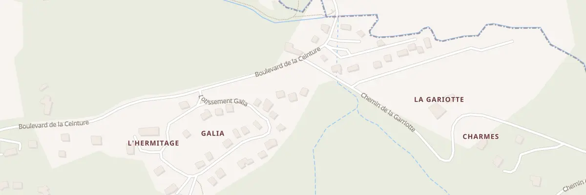Plan du 6 Imp Bascaud aux Brunels