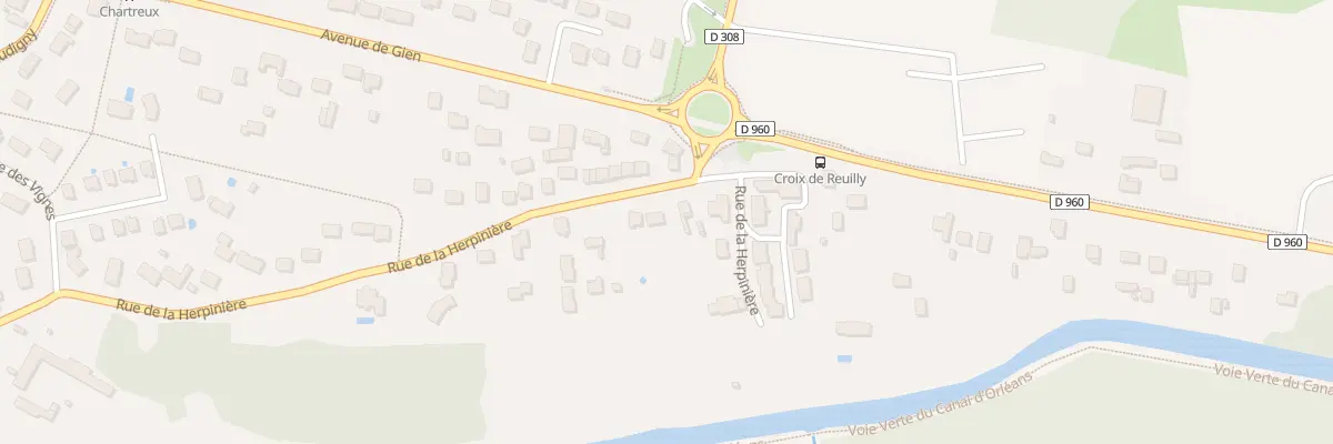 Plan du 120 Rue de la Herpinière à Chécy