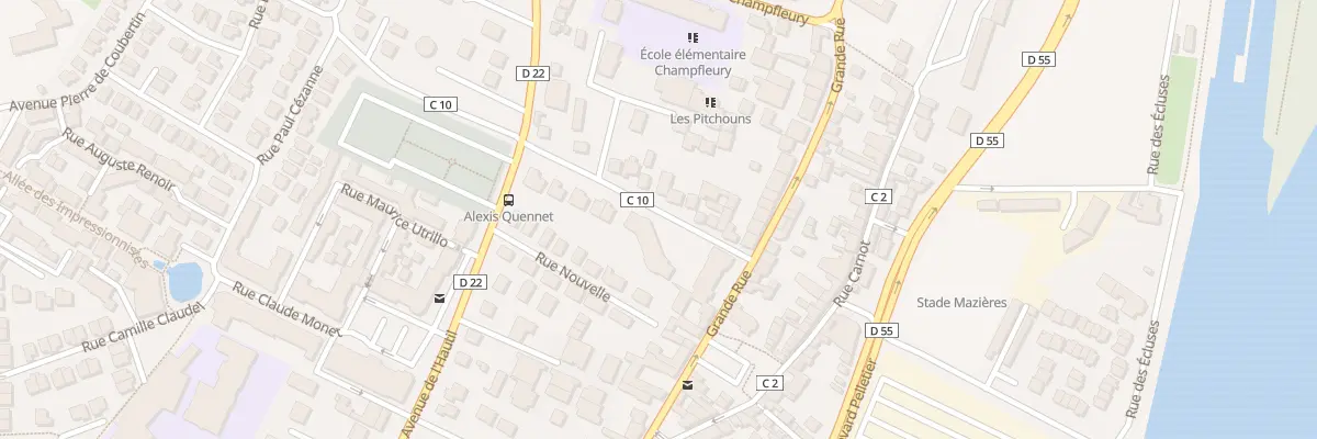 Plan du 625 Grande Rue à Carrières-sous-Poissy