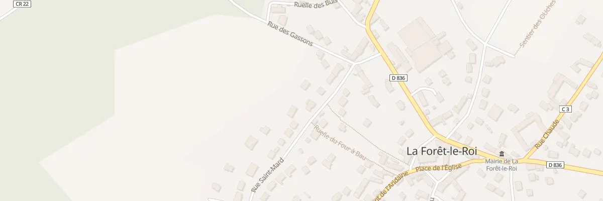 Plan du 16 Rue Saint Mard à La Forêt-le-Roi