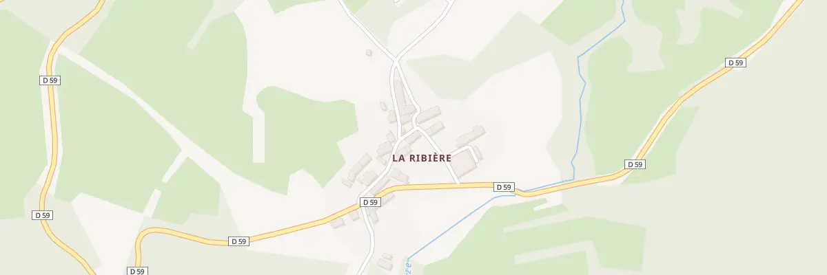 Plan du 6 La Ribière à La Nouaille
