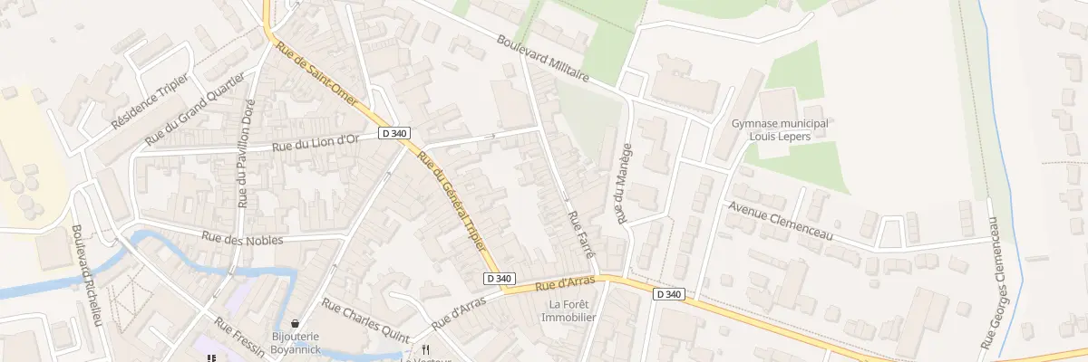 Plan du 31 Rue Farré à Hesdin-la-Forêt