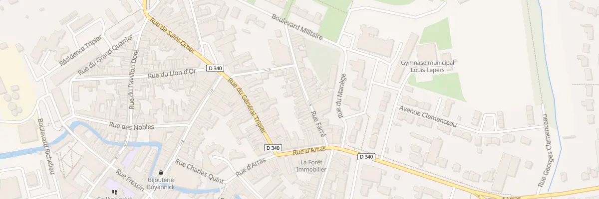 Plan du 27 Rue Farré à Hesdin-la-Forêt