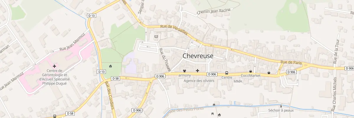 Plan du 8 Rue Lalande à Chevreuse