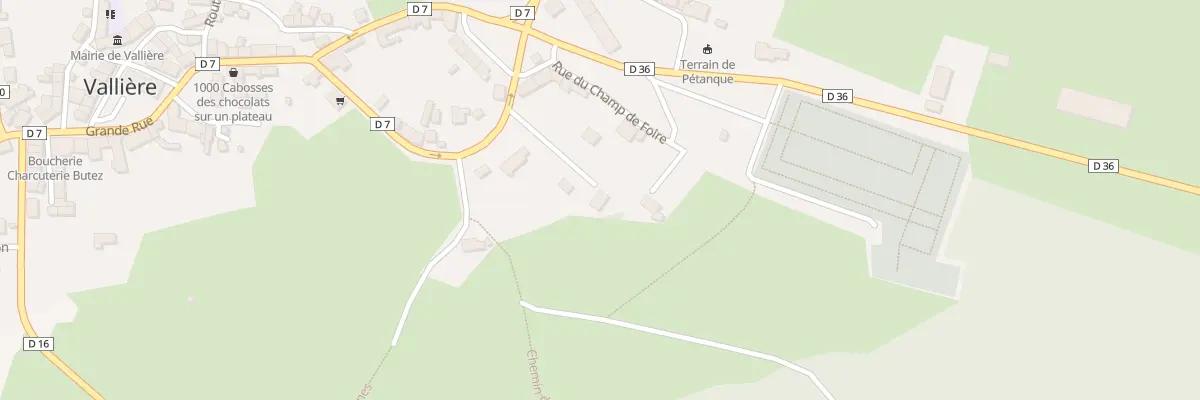 Plan du 14 Rue Amédée Lefaure à Vallière