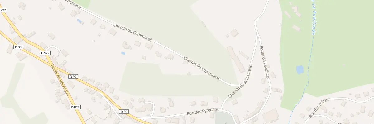 Plan du 5 Che du Communal à La Fouillade