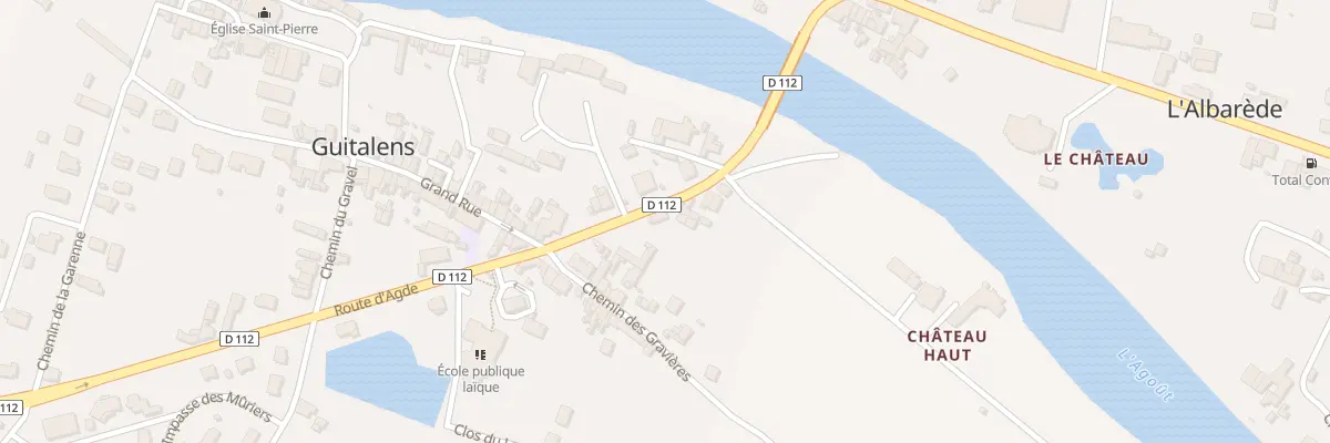 Plan du 109 Rte d’Agde à Guitalens-L’Albarède