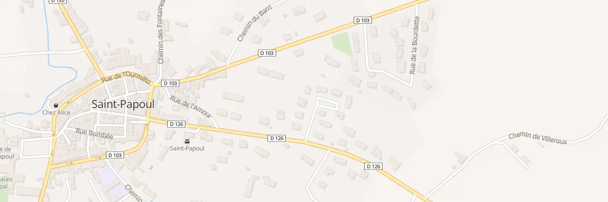 Plan du 3 Lot du Moulin à Saint-Papoul