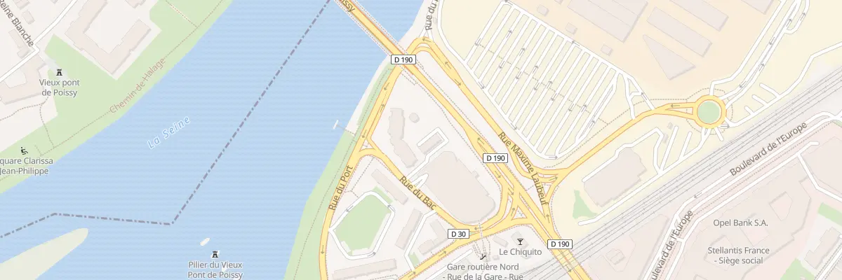 Plan du 4 Rue du Bac à Poissy