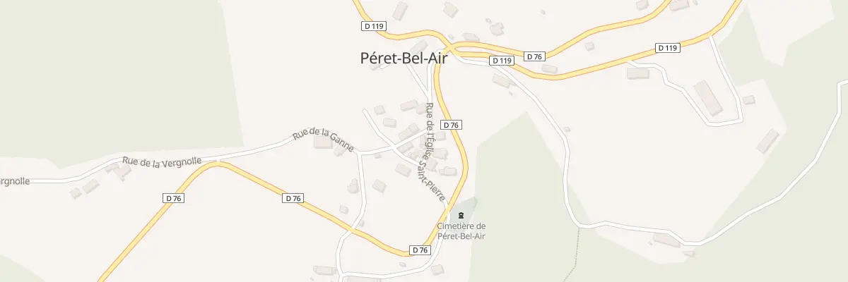 Plan du 1 Rue de la Ganne à Péret-Bel-Air