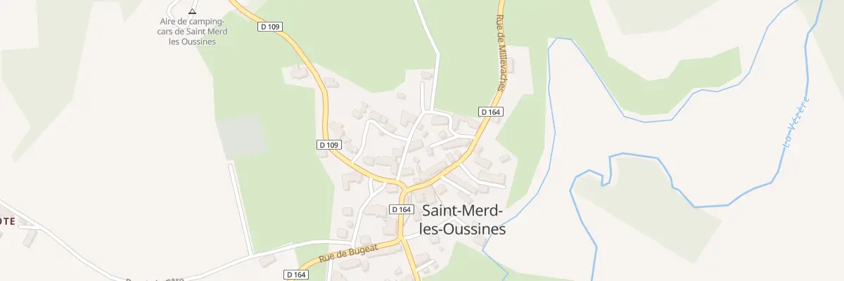 Plan du 5030 Le Bourg à Saint-Merd-les-Oussines