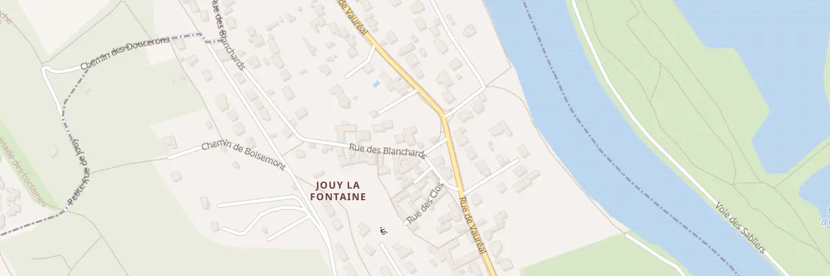 Plan du 2 Rue des Blanchards à Jouy-le-Moutier