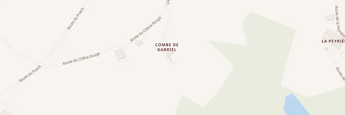 Plan du 469 Che de la Combe de Gabriel à Laparrouquial