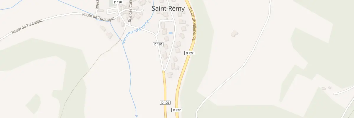 Plan du 5017L Le Causse à Saint-Rémy