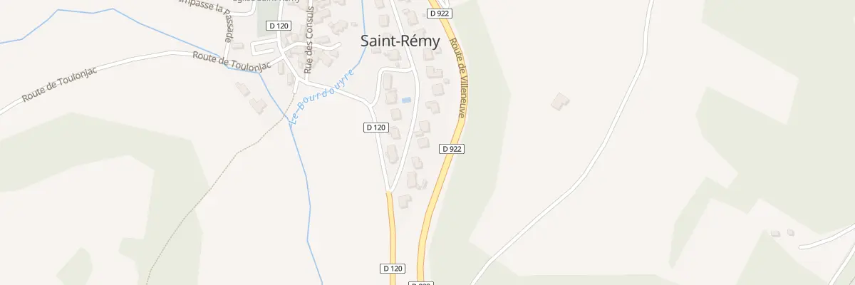 Plan du 5100 Le Causse à Saint-Rémy