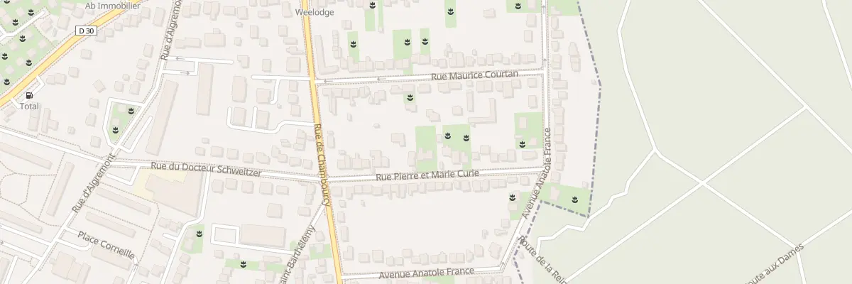 Plan du 23 Rue Pierre et Marie Curie à Poissy