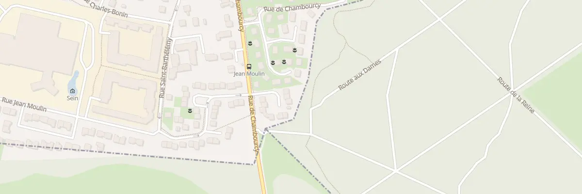 Plan du 95 Rue de Chambourcy à Poissy