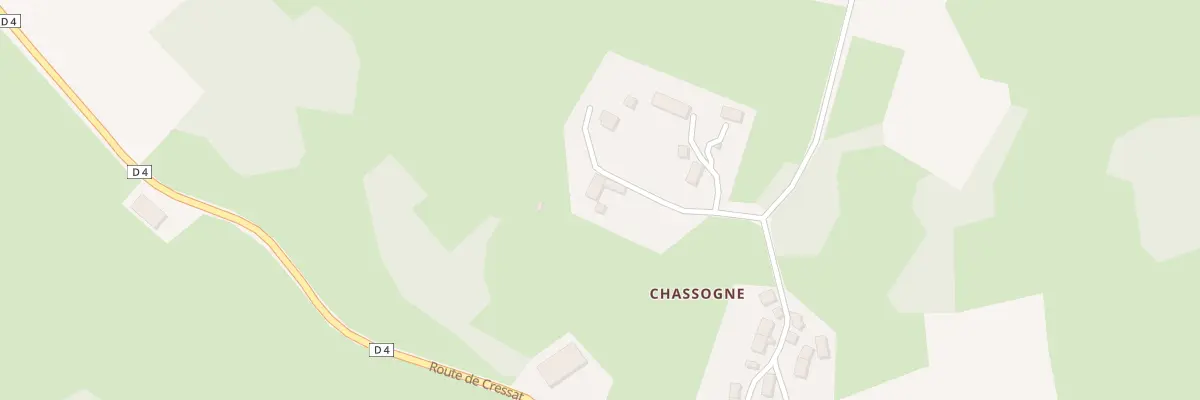 Plan du 16 Chassogne à Pionnat