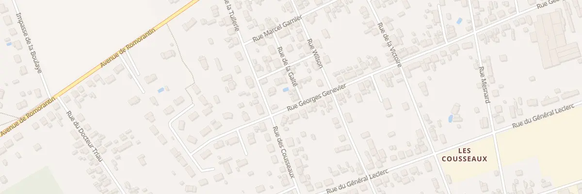 Plan du 76 Rue Georges Genevier à Salbris