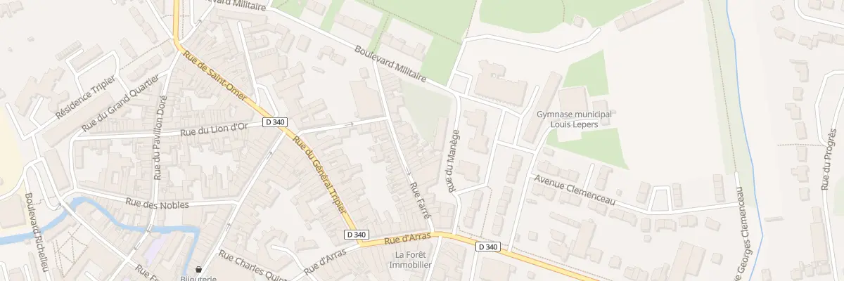 Plan du 32 Rue Farré à Hesdin-la-Forêt