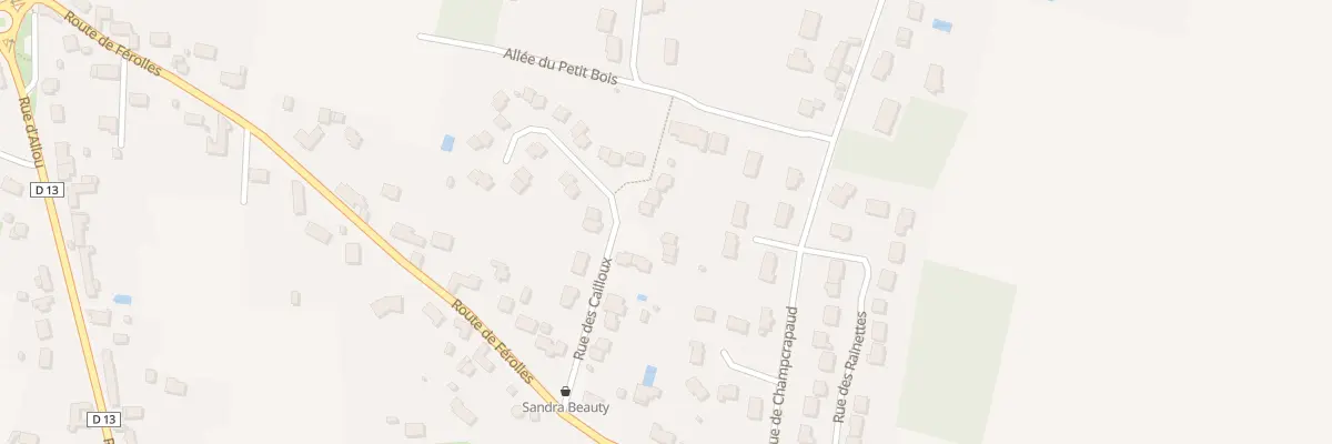 Plan du 18 Rue des Cailloux à Sandillon