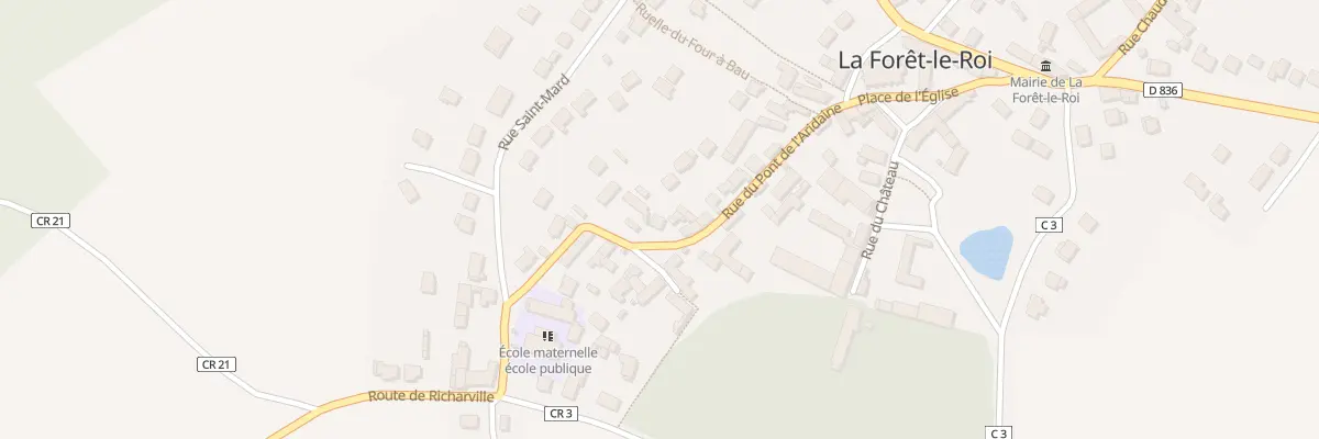 Plan du 30 Rue du Pont de l’Aridaine à La Forêt-le-Roi