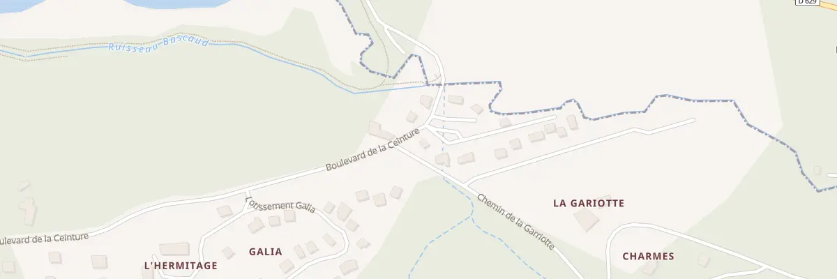 Plan du 2 Pl de l’Hermitage aux Brunels