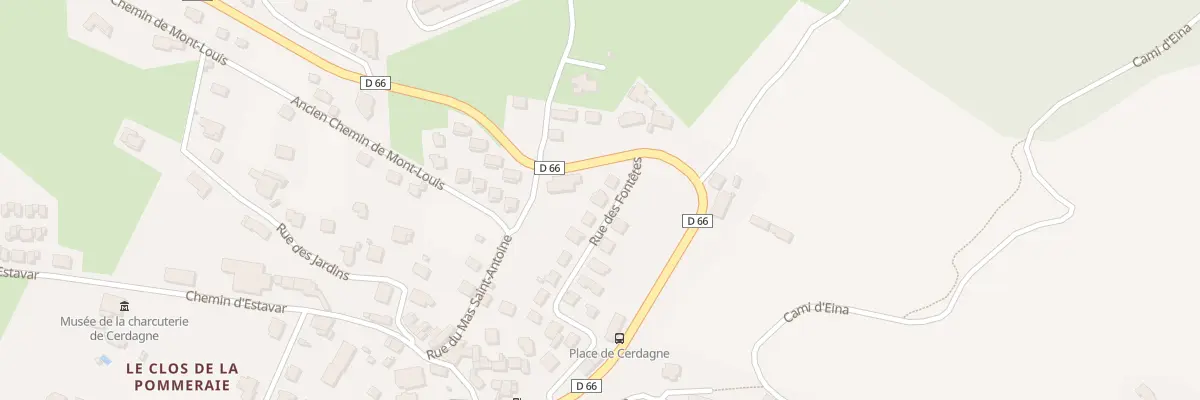 Plan du 21 Rue des Fontêtes à Saillagouse