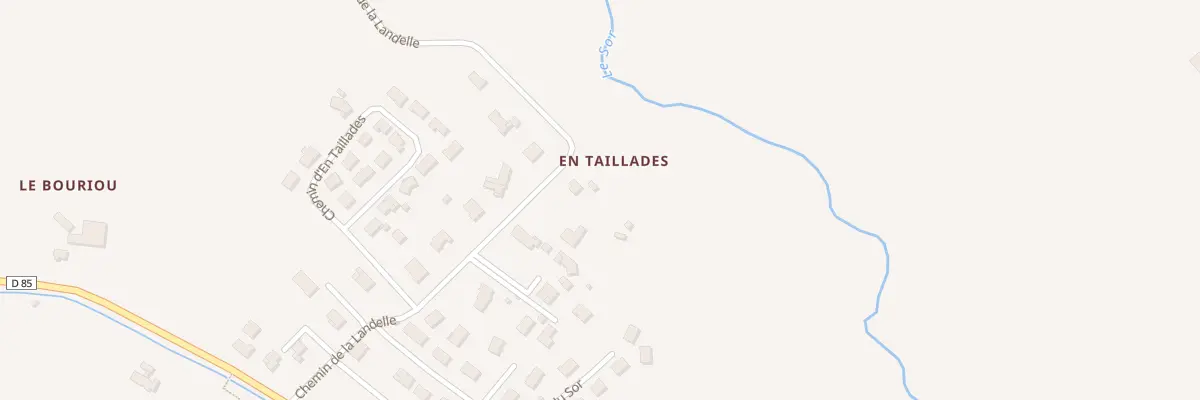 Plan du 273 Che de la Landelle à Sorèze