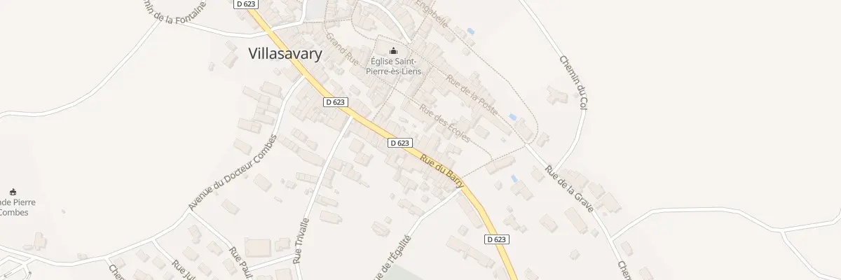 Plan du 63 Rue du Barry à Villasavary