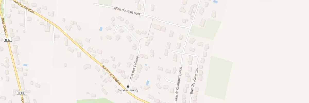 Plan du 16 Rue des Cailloux à Sandillon