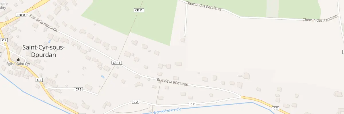 Plan du 33 Rue de la Remarde à Saint-Cyr-sous-Dourdan