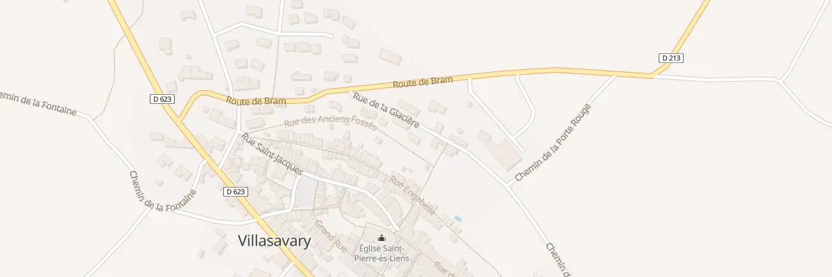 Plan du 9 Rue des Anciens Fossés à Villasavary