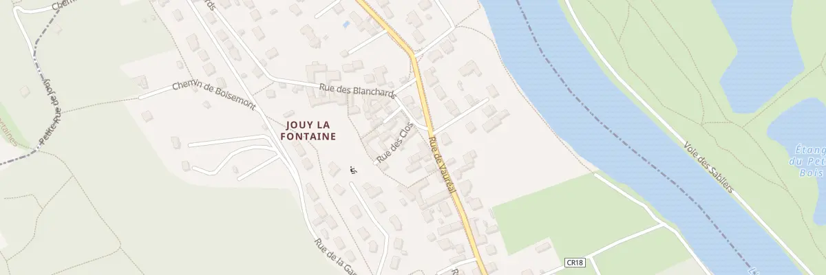 Plan du 1B Rue des Blanchards à Jouy-le-Moutier