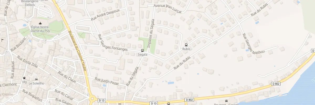 Plan du 23 Rue Georges Fontanges à Figeac