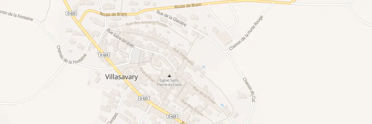 Plan du 5063 Rue du Moulin à Villasavary