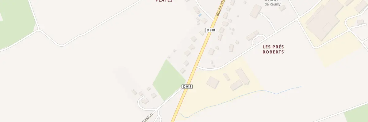 Plan du 36 Rte d’Issoudun à Reuilly