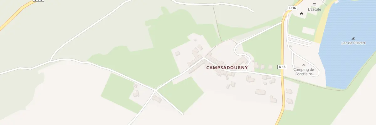 Plan du 14 Av de Campsaure Campsadourny à Puivert