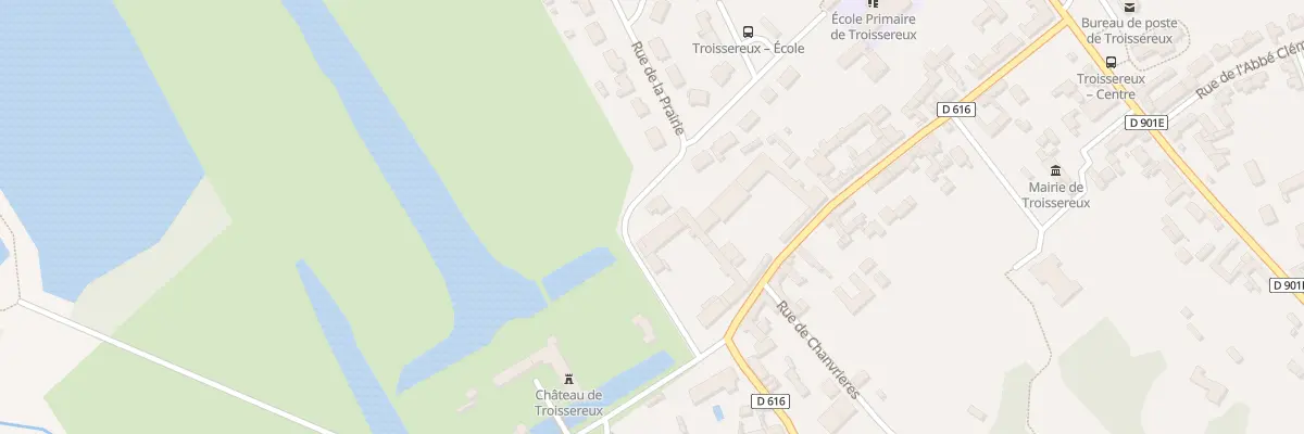 Plan du 1 Rue de la Prairie à Troissereux