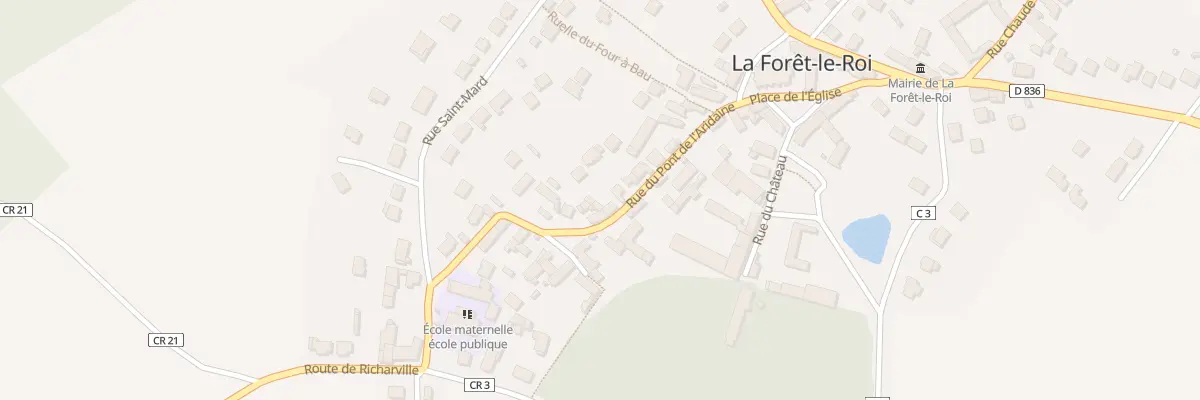 Plan du 26 Rue du Pont de l’Aridaine à La Forêt-le-Roi