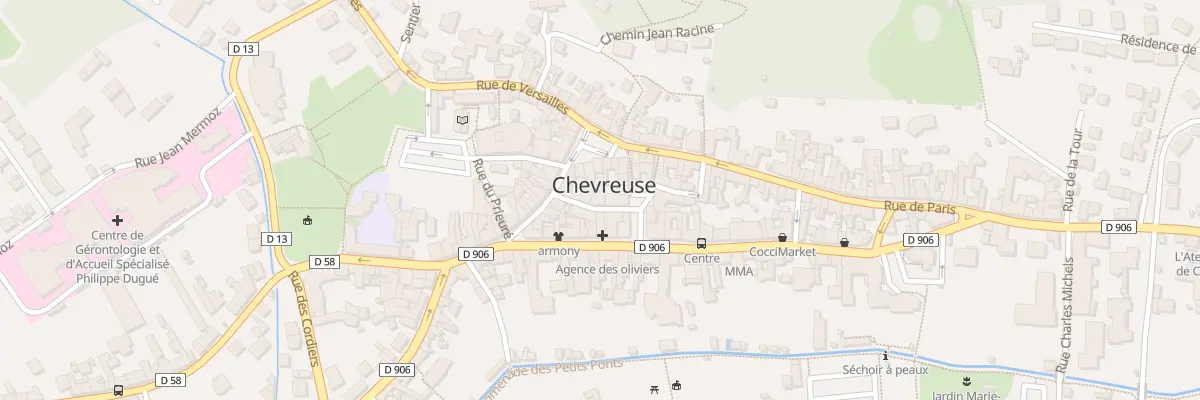 Plan du 6 Rue Coupe à Chevreuse