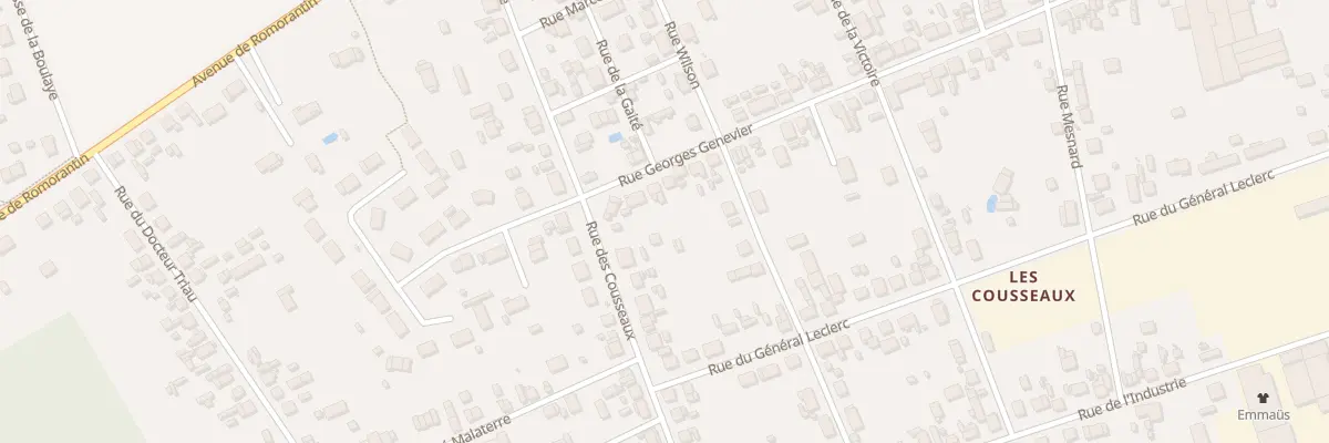 Plan du 77 Rue Georges Genevier à Salbris
