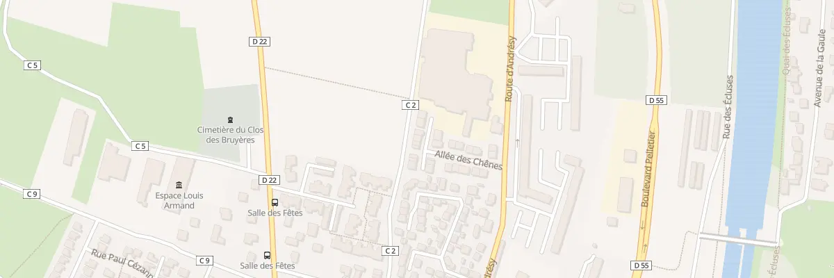Plan du 141 All des Chenes à Carrières-sous-Poissy